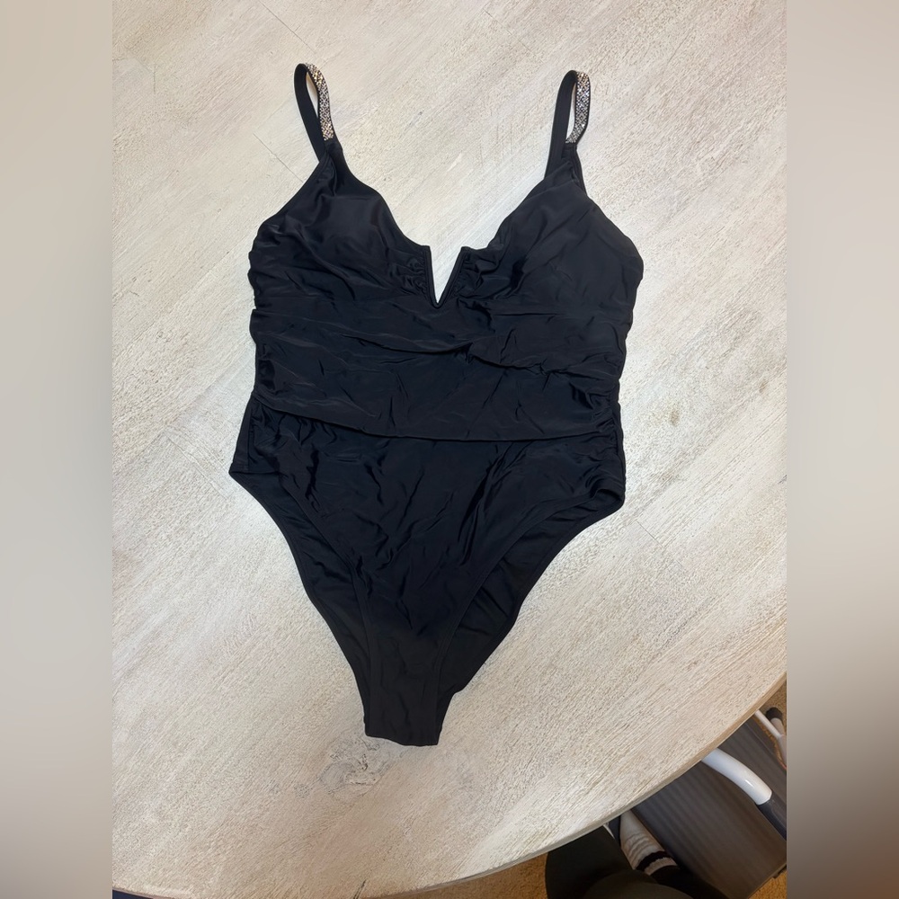 Cupshe Black One Piece Swimsuit